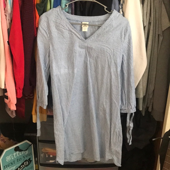 Wrapper Other - Blue stripped dress